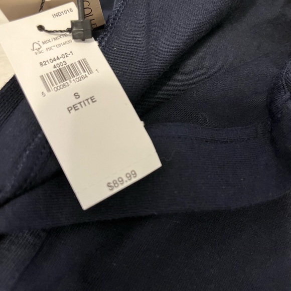 BANANA REPUBLIC FACTORY COLLARED DRESS IN NAVY NWT LOW PRICE DISCOUNTED SHIPPING - Picture 4 of 4